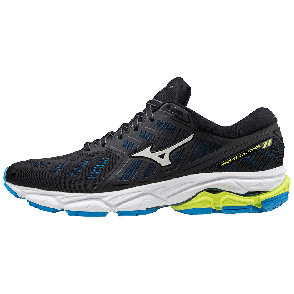 Tenis Para Correr Mizuno Wave Ultima 11 Para Hombre Negros/Blancos/Azules 9736218-JP